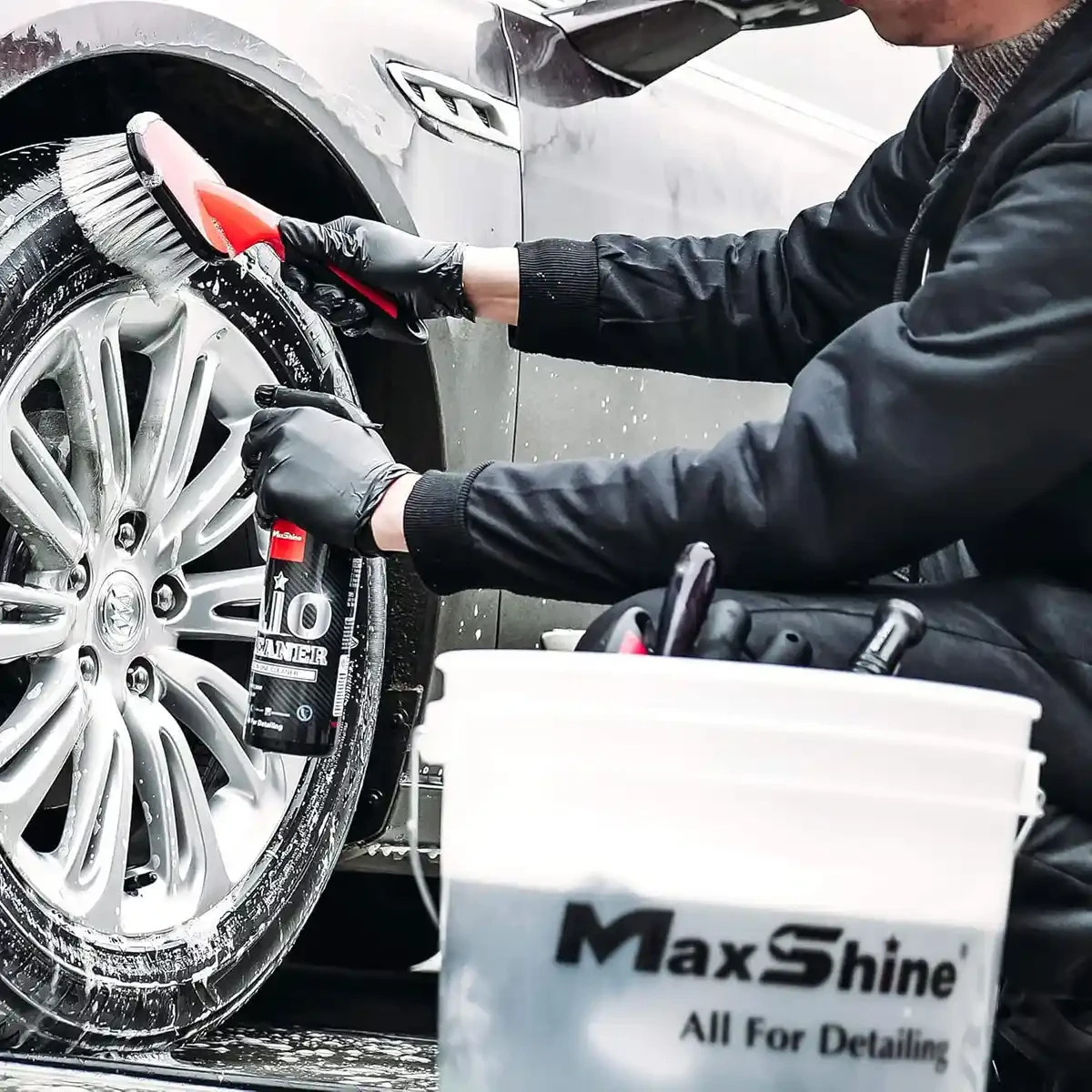 MaxShine Wheel Brush-Long Series