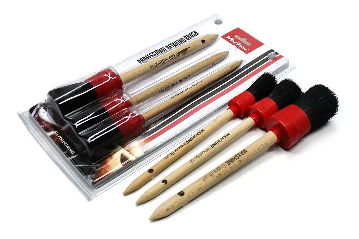 MaxShine Detailing Brush Set - 3 Pack