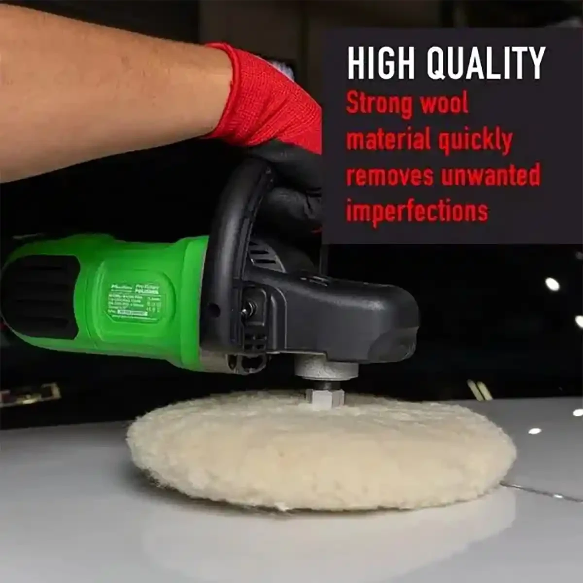 MaxShine 7" Dual Side Australian Wool Pad